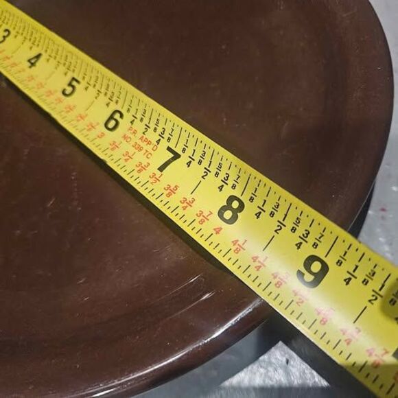 Set of 2 Chocolate Fiestaware Salad Plates 9" - Picture 5 of 5